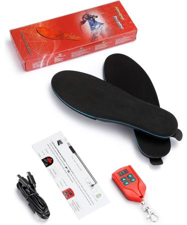 Heated Rechargeable Electric Insoles with Remote Control - Medium Size | Foot Warmers for Men and Women - Ideal for Winter Sports and Outdoor Activities - Buy Online on GoSupps.com
