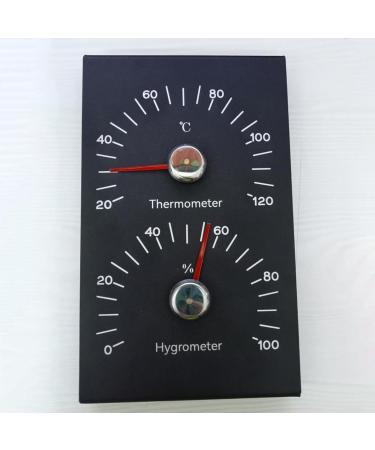 Colcolo 2-in-1 Sauna Thermometer & Hygrometer - Accurate Indoor Temperature Measuring Device for Family Sauna Rooms - Essential Sauna Accessories - Buy Online on GoSupps.com