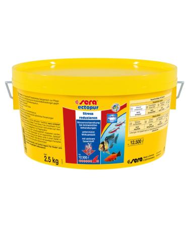 Sera ectopur 2.5 kg (2.2 l) - relief in the event of illness and stress with cleaning oxygen facilitates breathing of the fish reduces stress supports the drug effect 1 piece (1 Pack)