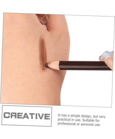 FOMIYES 2 Sets line pens eyebrow makeup pencils eyebrow tattoos pens wood portable eyebrow pencils - Buy Online on GoSupps.com