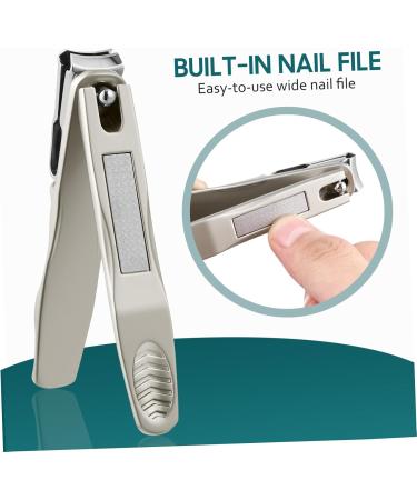 FRCOLOR 360 Rotary Nail Toenail Clipper Nail Manicure Trimmer Nail Nipper No Splash Nail Clip Nail Clippers for Seniors Toe Clippers Rotatable Nail Clipper to Rotate Steel - Buy Online on GoSupps.com