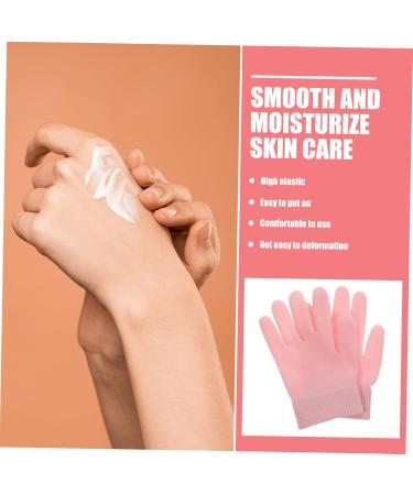Housoutil 1 Pair Moisturizing Gloves Moisturizing Moisturizing Gel Gloves Moisturizing Hand Care Elegant Black Bows Hand Peel Pink Essential Oil Hand 21.5*11cm - Buy Online on GoSupps.com