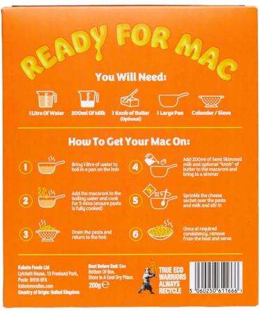 Kabuto Noodles Mac n' Cheese Big Box Instant Pasta 200g - Original Cheese Flavour - Buy Online on GoSupps.com