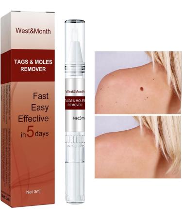 Liqui Skin Removal Wipe Off Tags And Moles Skin Mole Remover LiquiNatural Non-Irritating Mole Pen Wart Repair Pen - Buy Online on GoSupps.com