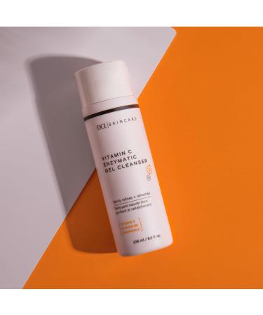 DCL Skincare Vitamin C Enzymatic Gel Cleanser - Natural Exfoliating Cleanser for Pores | 8 Fl oz - International Shipping Available - Buy Online on GoSupps.com