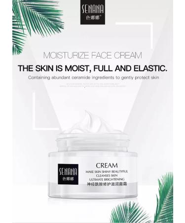 Whitening Ceramide Moisturizing Cream | Best Face Moisturizer for Dry Skin Pore Shrink Firming & Anti-Aging Repair (1 PACK) - Shop Internationally - Buy Online on GoSupps.com