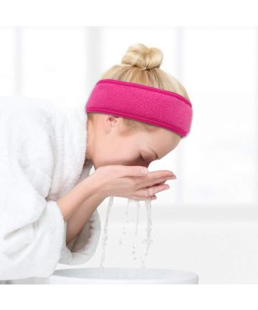 Shop Lattcure Adjustable Terry Hair Band | 3-Piece Makeup & Spa Headband for Women & Girls - Hair Protection Velcro Fastener - Buy Online on GoSupps.com