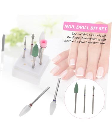 FRCOLOR 3 Sets Nail Clipper Grinding Head Ceramic Tools Nail Art Tool Nail Tools Nails Gel Polishing Tool Carbide Drill Bits Nails Drill Bits Nails Tools Nylon Combination Exfoliating - Buy Online on GoSupps.com