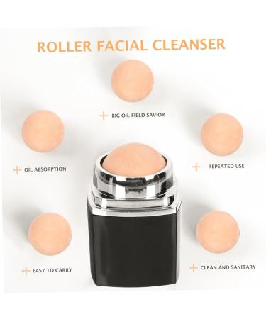 IWOWHERO 1Pc Facial Oil Absorbing Ball skincare tools Face Cleaning Massager Oil-Absorbing Tool oil surface 5x2.8cm Black - Buy Online on GoSupps.com