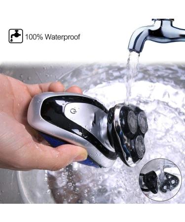 Buy Electric Shavers for Men - 2 in 1 Waterproof Rotary Razor USB Rechargeable | Perfect Gift for Dad & Husband - Buy Online on GoSupps.com