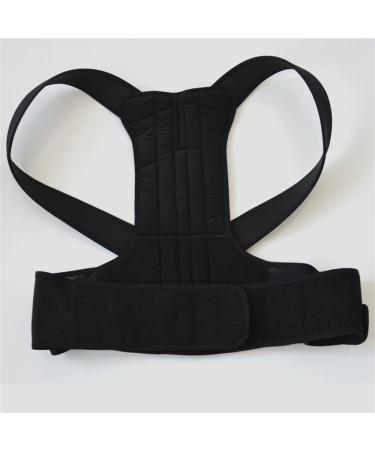 Aofit B003 Unisex Plus Size Back Support Brace - Adjustable Lumbar Support for Posture Correction & Back Pain Relief (XXL Black - Buy Online on GoSupps.com