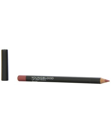 Youngblood Clean Luxury Cosmetics Lip Liner Pencil  Rose | Long Lasting Creamy Matte Lip Liner Pencil | Cruelty Free  Paraben Free  Gluten Free  Vegan Rose' 0.04 Ounce (Pack of 1)