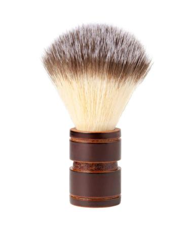 Fenteer Professional Wooden Nylon Hair Shaving Brush Professional Salon Tool for