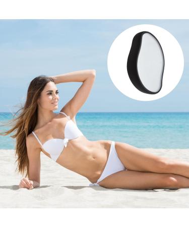 Crystal Hair Remover | Hair Removal for Women - Skin Exfoliator Removal Tool for Women Men Arms Legs Back Crystal Hair Remover Skin Exfoliator Tool Apply to Any Part of Body Huajuan Black - Buy Online on GoSupps.com