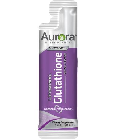 Shop Aurora Nutrascience Liposomal Glutathione - 500mg 30 Packets | Immune Support Antioxidant Non-GMO Gluten & Sugar Free - Buy Online on GoSupps.com