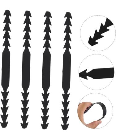 Fomiyes 40 PC Mask Hooks - Black Rope Extension Straps for Comfortable Face Mask Fit | Ear Hook Elastic Cord - Buy Online on GoSupps.com