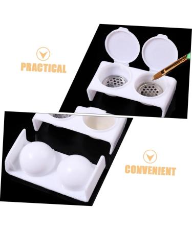 minkissy Nail Art Brush Cup Nail Art Tools Nail Tools Soaking Bowl for Acrylic Nails Monomer Dish Acrylic Liquid Holder Dappen Dish for Monomer Nail Bowl Stainless Steel Wash Pen With Cover - Buy Online on GoSupps.com