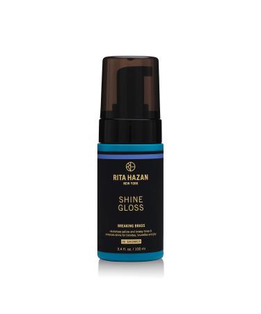 Rita Hazan Ultimate True Color Shine Gloss - Boost Hair Color with Healthy Shine - Shine Gloss for Gray Hair - Deep Conditioning Glazy Hair Gloss Treatment - 3.4 oz. Hair Gloss Blonde