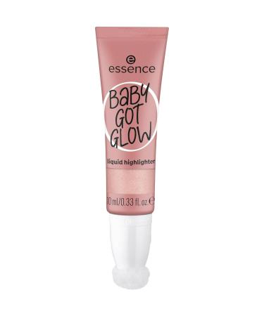 Essence Baby Got Glow Liquid Highlighter No. 20 Violet - Vegan Oil-Free Paraben-Free - 3 Pack (3x10ml) - Shiny Easy to Remove Perfect for Every Skin Tone - Buy Online on GoSupps.com