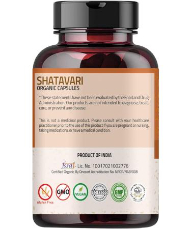 Shatavari Capsules for Women (90 Capsules) - Organic Herbal Supplement | Non-GMO, Gluten Free | 1000mg Vegan Caps - Buy Now - Buy Online on GoSupps.com