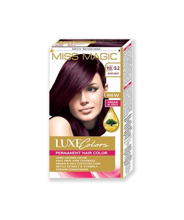 HAIR DYE MISS MAGIC BURGOGNA HAIR COLOUR WITH ARGAN