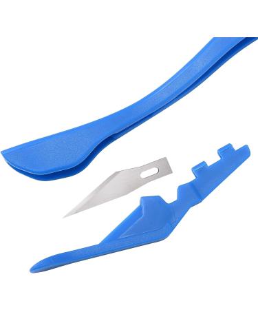 EHDIS Wrapping Paper Cutter - Backpaper Slitter & Film Cutting Tool for Adhesive Vinyl Craft, Scrapbooking - Blue (2 Pack) - Buy Online on GoSupps.com