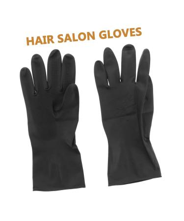 Beaupretty 6 Pairs Hair Dye Glove Mens Glove Rubber Hair Dyeing Gloves Shampoo Black Gloves for Hair Dye Reusable Saline Solution for Piercings Small Mens Tool Belt Dying Particles Man Large - Buy Online on GoSupps.com