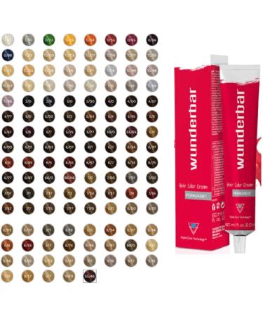 WUNDERBAR - PERMANENT HAIR COLOUR CREAM - FULL RANGE 60ML (7/37) - Buy Online on GoSupps.com