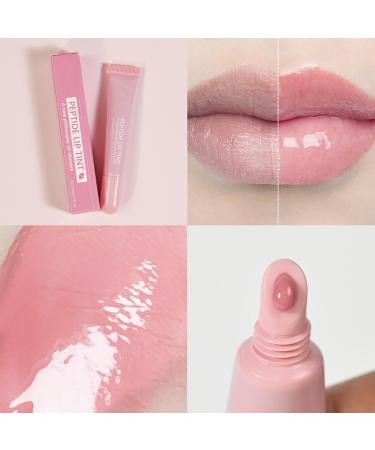 Tinted Lip Gloss - Powerful Moisturizing Peptide Lip Tint | Moisturizing Peptide Lip Gloss | Plumping & Glitter Shine Lip Gloss | Glossy Jelly Liquid - Buy Online on GoSupps.com