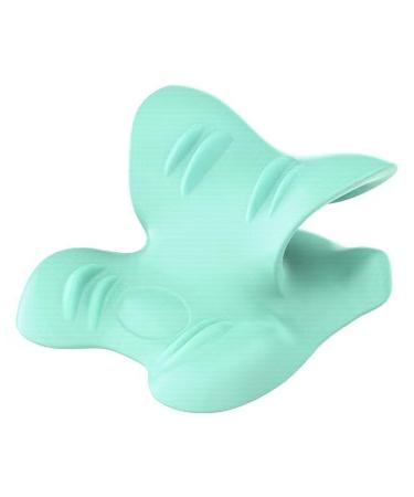 Neck and Shoulder Relaxer Ergonomic Neck Stretcher with C-Curve Pillow Design 2 Stretching Modes Elastic Base Enhanced Neck Support