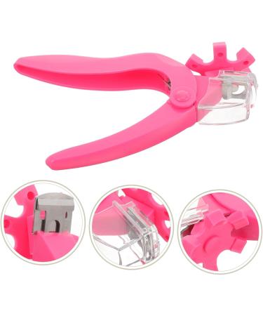 Housoutil Trimmer Fake Nails Faux Nail Clippers Nail Art Clipper Manicure Nail Extended Nail Clipper Nails Clipper False Clipper Nail Tips Pink Nail Portable Stainless Steel - Buy Online on GoSupps.com