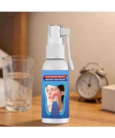 Dental Relief Spray | 20ml Gentle Soothing and Long-Lasting - Dry Mouth Refreshing Spray - For Travel Home Parties Office After Meals Men and Women - Buy Online on GoSupps.com