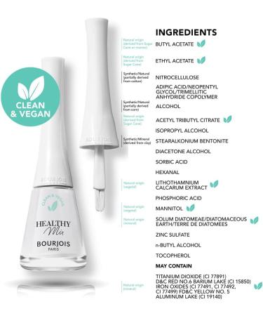 Bourjois - Healthy Mix Clean Nail Polish - 100 White - Buy Online on GoSupps.com