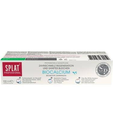 SPLAT Toothpaste 100ML BIOCALCIUM - Natural Biocalcium Formula - 100.00 ml (Pack of 1) - Buy Online on GoSupps.com