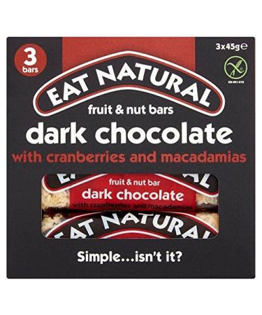 Eat Natural Bars with Cranberries & Macadamias 3 x 45g