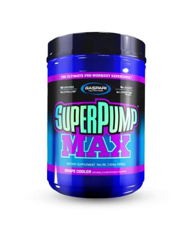 Gaspari Nutrition SuperPump Max Grape Cooler 1.41 lbs (640 g)