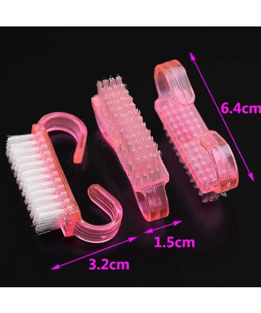 RETON 24 Pcs Handle Grip Nail Brush - Fingernail Scrub Cleaning Brushes for Toes and Nails - Pedicure Manicure Brush for Women Men Girls - Multicolor - Buy Online on GoSupps.com