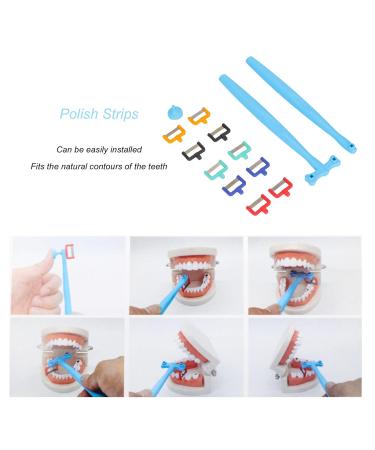 Interproximal Enamel Reduction Kit Portable Dental Orthodontic Polishing Strip Handle Set | International Shipping Available - Buy Online on GoSupps.com