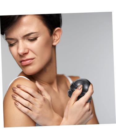 Lurrose Massage Ball - Hand Massage Device for Deep Tissue Relief | Multifunctional Fitness Accessory | 6.5x6.1cm Black Yoga Rollerball - Buy Online on GoSupps.com