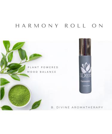 B Divine Aromatherapy Essential Oil Roll-On 100% Pure Therapeutic Grade | Natural Aromatherapy for Stress Relief Sleep Energy & Focus | Easy On-The-Go Wellness | 10ml (Harmony) - Buy Online on GoSupps.com