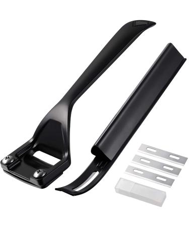 Metal Leather Skiver and Safety Beveler DIY Cutting Tool Kits with 6 Pieces Skiver Blades for Leather Craft DIY and Leather Making - Buy Online on GoSupps.com