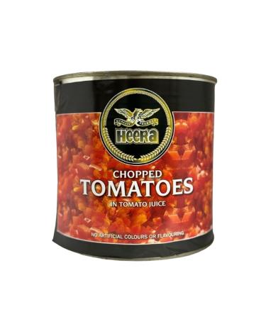Heera Chopped Tomatoes In Tomato Juice In Tomato Juice No Artificial Colours or Flavouring Suitable For Vegetarians 2.5Kg Pack Of 1