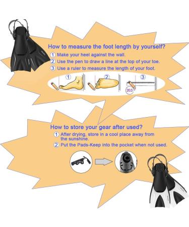 WACOOL Adult Short Adjustable Fins for Snorkeling, Diving, and Swimming - S/M Size (Men 4.5-8.5, Women 5.5-9.5) - LakeBlue - Buy Online on GoSupps.com