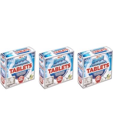 12 x 20g Dishwasher Tablets Detergent 5 in 1 Formula - Lemon Fragrance (Pack of 3) - Buy Online on GoSupps.com