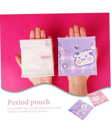 Orfofe 2-in-1 Small Article Container Menstrual Bag - Large Capacity Portable Case for Women s Bandages & Time Pads - Stylish PU Storage Solution - Buy Online on GoSupps.com