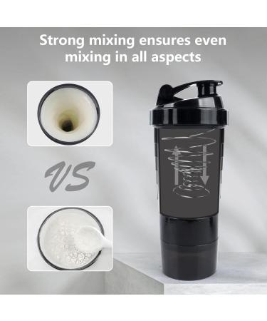 Buy XTK Shaker Bottle - 473ml Protein Shaker with Storage & Mixing Ball | BPA-Free Sports Water Bottle & Pills Organizer for Fitness - Buy Online on GoSupps.com