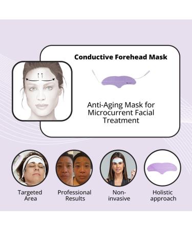 7E Myolift Conductive Forehead Anti-Aging Face Mask Attachment | Electronic Facial Mask for Myolift Microcurrent Face Lift Device | Reusable (Up to 12 Times) - Buy Online on GoSupps.com
