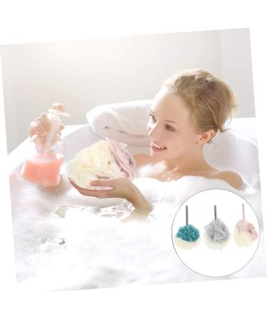 Buy Beavorty 2 Sets Bath Ball & Flower Shower Puff - 3pcs Body Wash Sponge Bulk for Luxurious Bathing Experience - Buy Online on GoSupps.com
