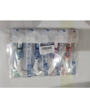 4-Piece Toothbrush Set for Prostheses Care | Soft Bristles Double-Headed Brushes for Cleaning Artificial Teeth - Buy Online on GoSupps.com