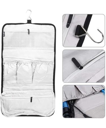 Hair Dryer Storage Bag Foldable Multi Pouches with Hook Hanger Curling Iron Travel Organizer Bag Waterproof Nylon Hair Blower Organization Bag for Airwrap Styler - Buy Online on GoSupps.com
